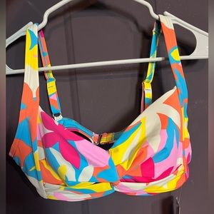 Lands End Bikini Top Size 6 NWT